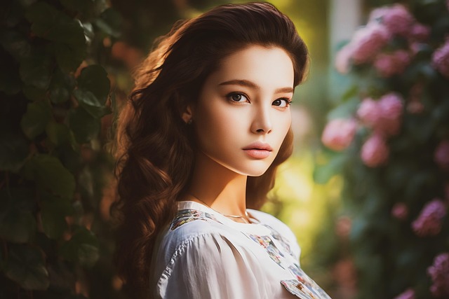 Free model beauty glamour illustration