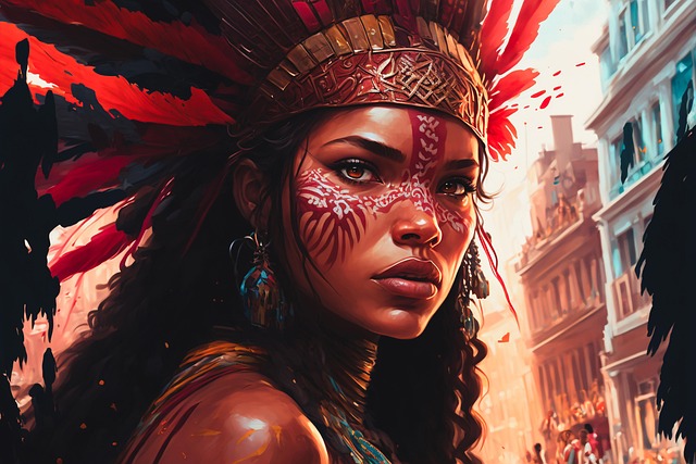 Free digitalart artwork tribe illustration