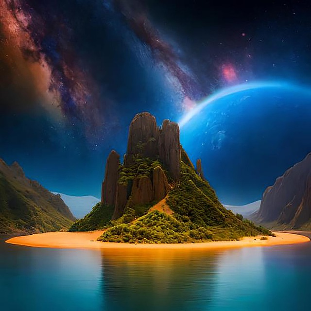 Free Nature Paradise illustration and picture