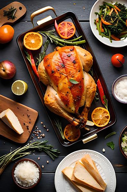 Free Chicken Dinner illustration and picture