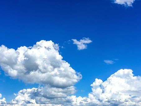 Wolken, Natur, Blau