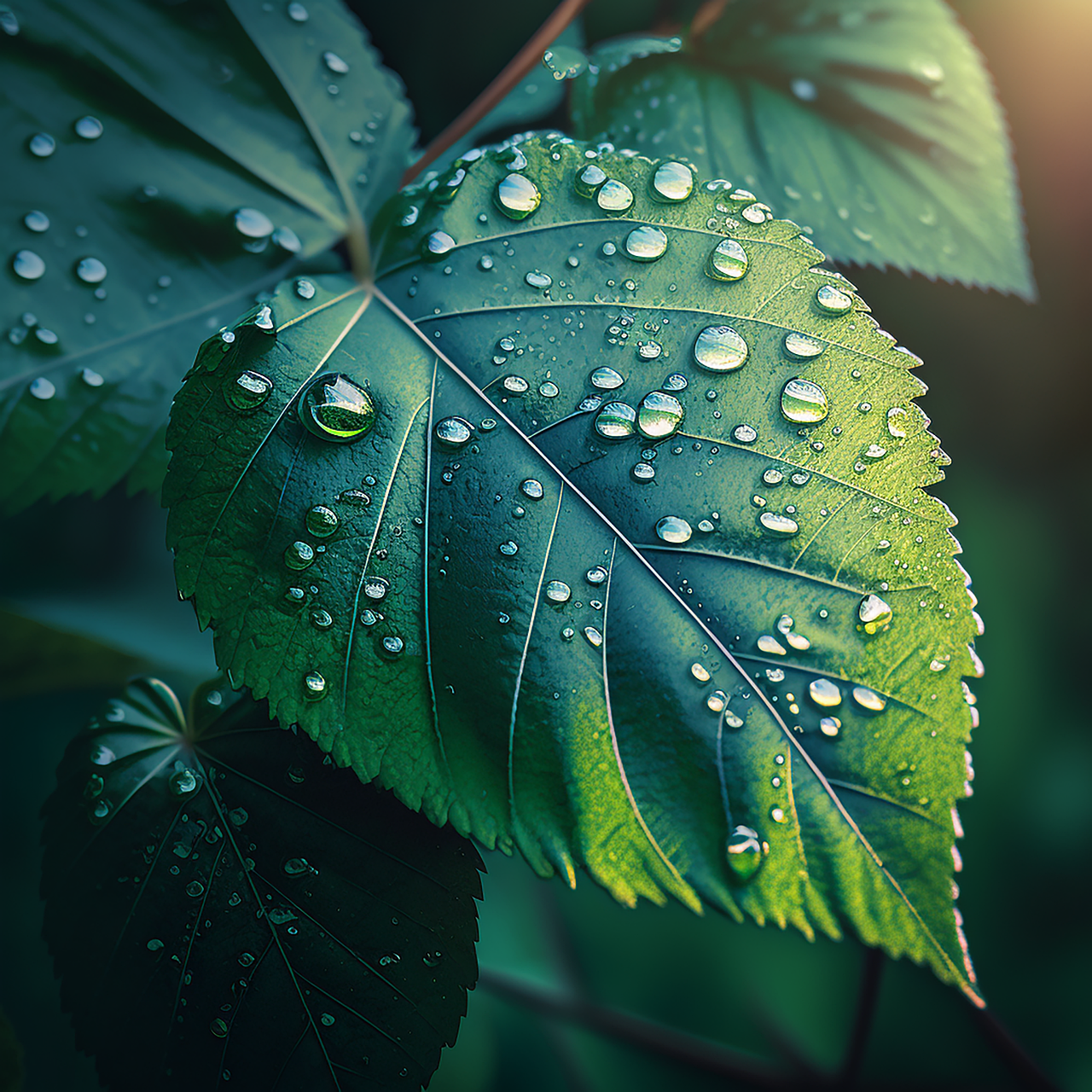 Ai 생성 나뭇잎 이슬 - Pixabay의 무료 이미지 - Pixabay