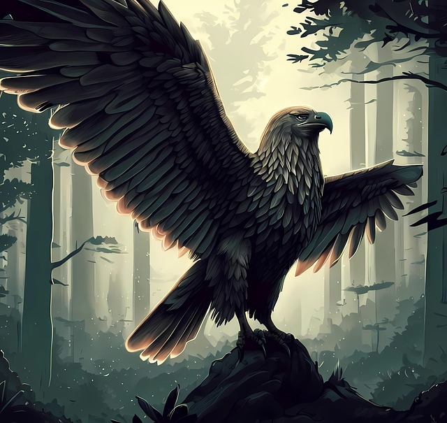 Free Ai Generated Bird illustration and picture