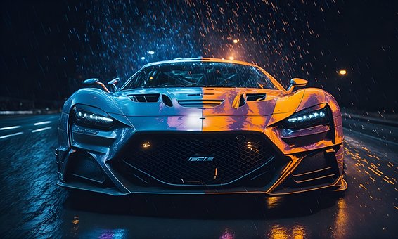 Free Ai Generated Car illustration and picture
