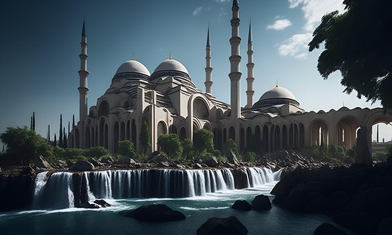 Free Cami Waterfall illustration and picture