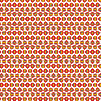Bloemen, Bloemenpatroon, Rode Bloemen