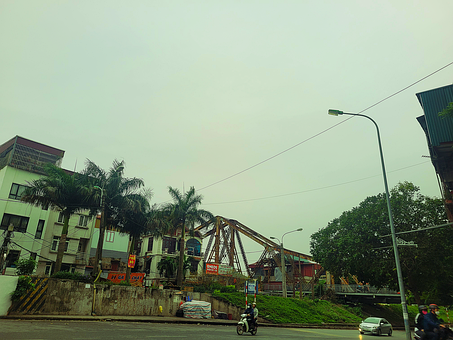 Straße, Brücke, Ausruhen, Vietnam