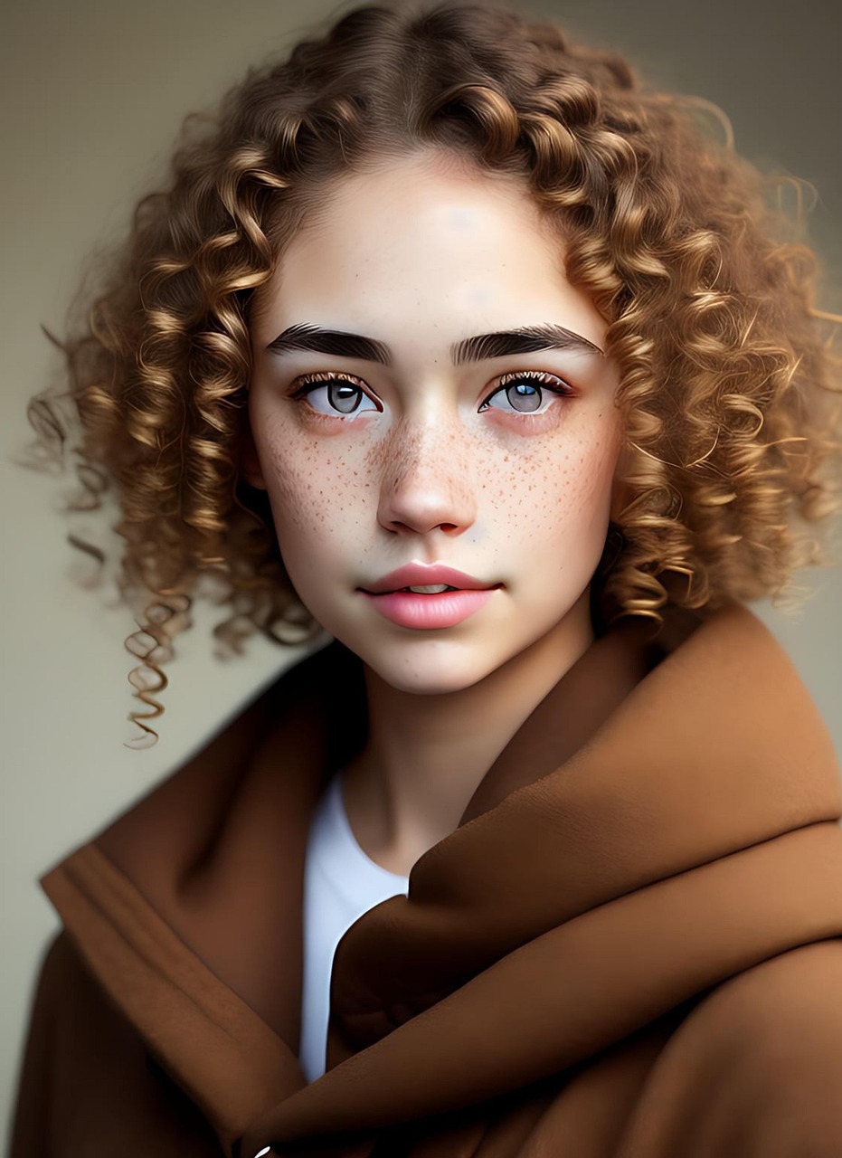Curly Hair Woman Female - Free image on Pixabay