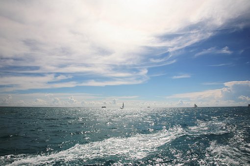 Céu, Nuvens, Natureza, Oceano, Panorama