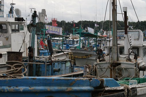 Corea, Sokcho, Viajes, Barco De Pesca