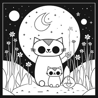 Free Ai Generated Cats illustration and picture