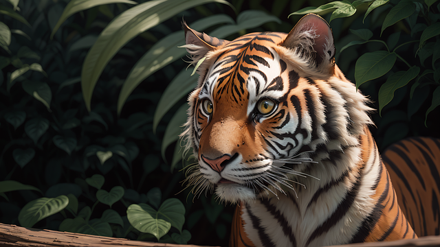 Free Ai Generated Tiger illustration and picture