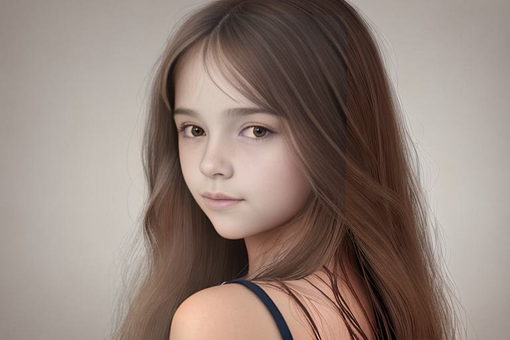 Free Girl Beautiful illustration and picture