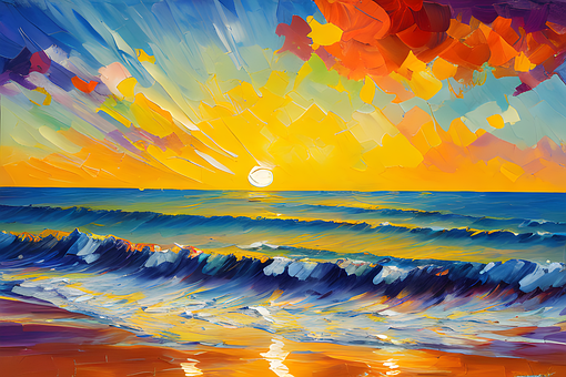Ai Generiert, Strand, Meer