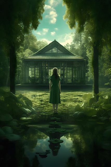 Free Green House illustration and picture