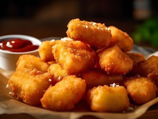 Free ai generated nuggets chicken illustration