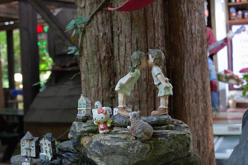 Panorama, Boneca, Amor, Romântico, Kitty
