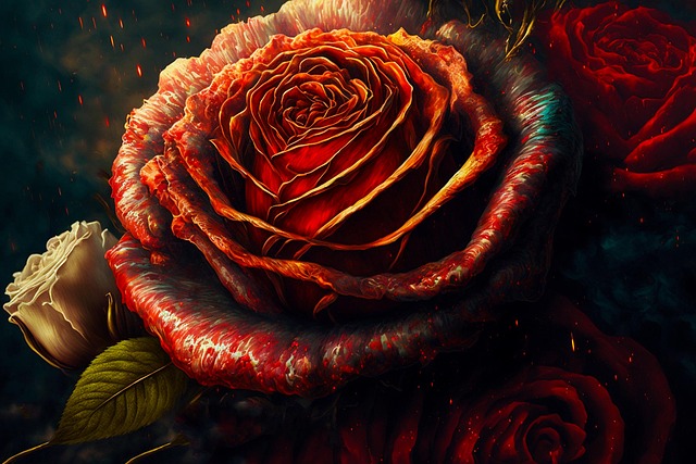 Ai Genereret, Rød Rose, Rose