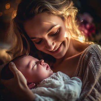 Free Ai Generated Mom illustration and picture
