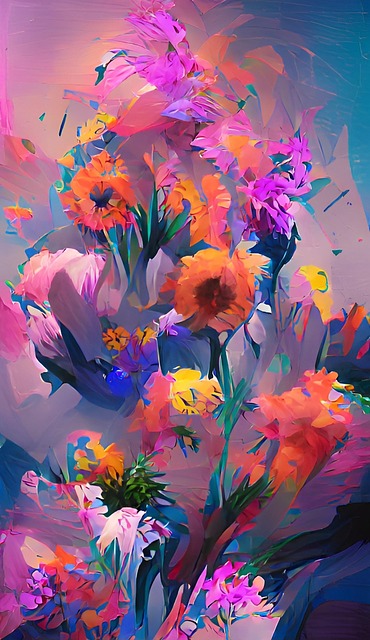Free Ai Generated Flowers illustration and picture