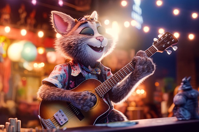 Free ai generated pet cat illustration