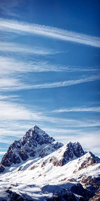 Ai Generado, Montaña, Nieve, Naturaleza