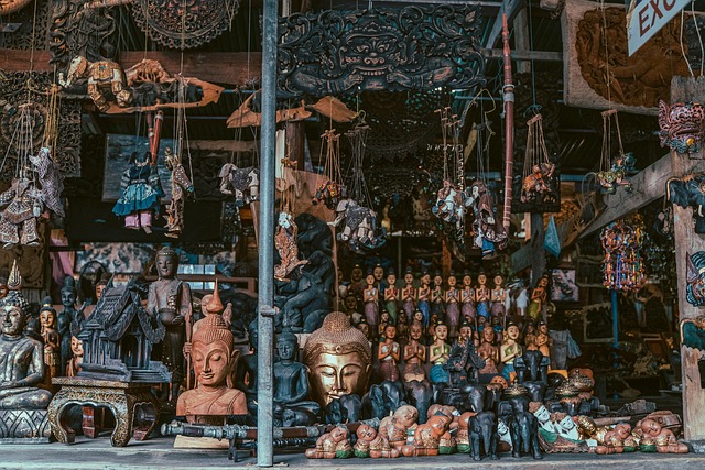 Budismo, Templo, Estatuas, Esculturas