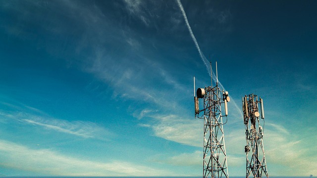 Free Cell Tower Blue Sky photo and picture