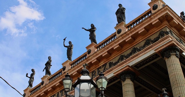 Escultura, Teatro, México, Nubes, Cielo