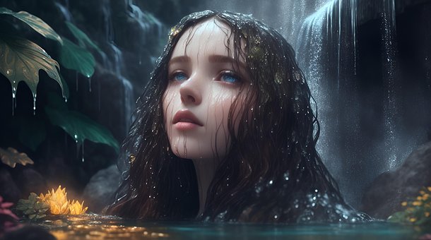 Free Ai Generated Girl illustration and picture