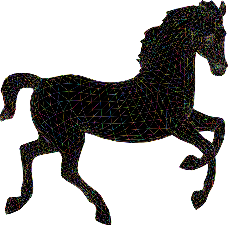 马 动物 低聚 - 免费矢量图形Pixabay