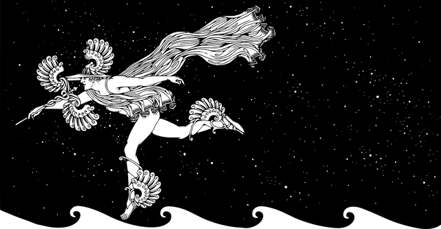 Free hermes mercury greek illustration