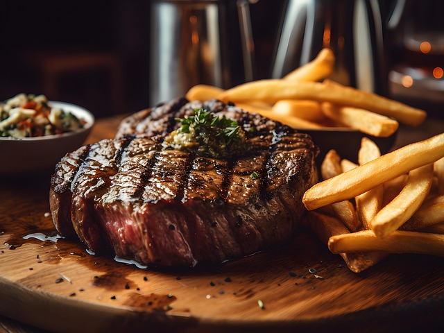 Free ai generated steak beef illustration