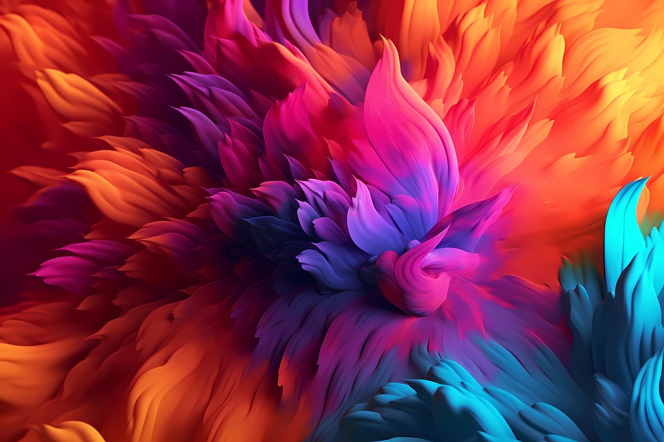 Download Ai Generated, Vibrant, Color. Royalty-Free Stock Illustration ...