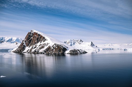 Iceberg, Gelo, Antártica, Neve, Inverno