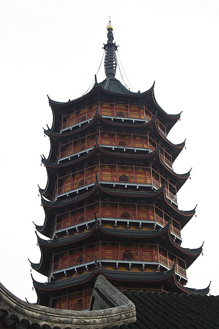 Edificio, Pagoda, Restos, Arquitectura