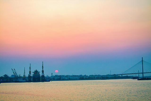 Free Sunset Harbor photo and picture