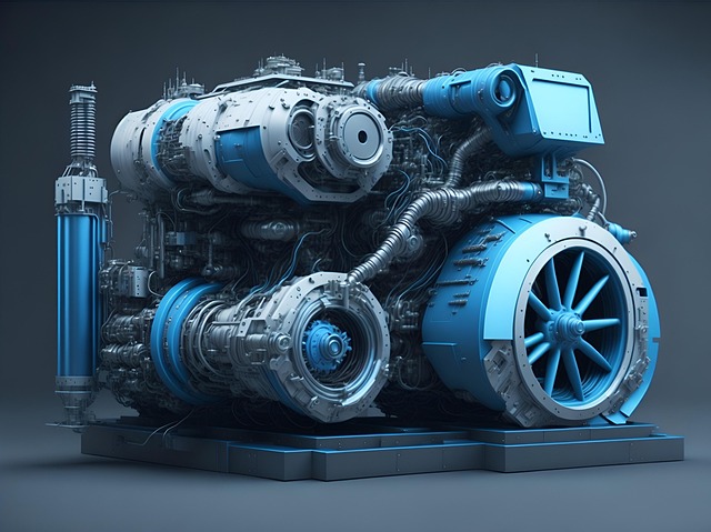 Free ai generated engine power illustration