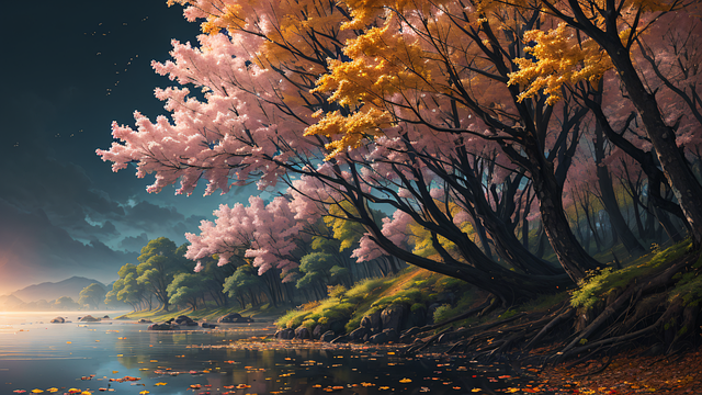 Free Ai Generated Trees illustration and picture