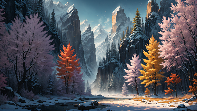 Free Ai Generated Trees illustration and picture