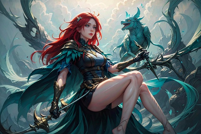 Free girl who 3d wallpapers illustration