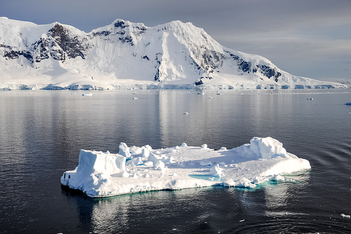 Antártica, Iceberg, Gelo, Inverno, Neve