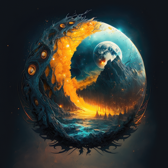 Free ai generated fantasy surreal illustration