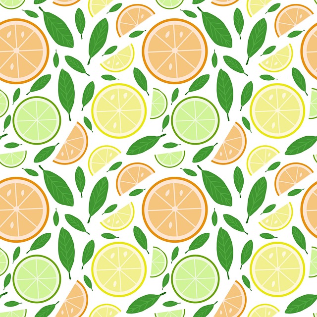 Free citrus oranges lemons illustration