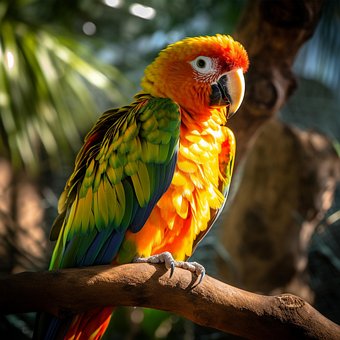 Free Colorful Parrots Parrot Photography illustration and picture