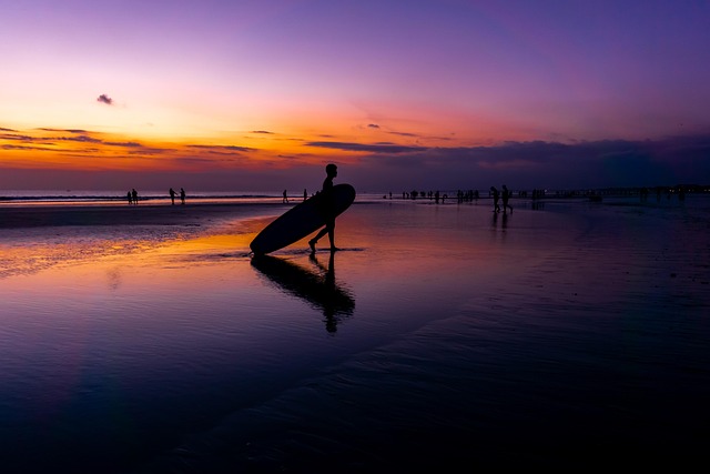 Free Beach Sunset photo and picture
