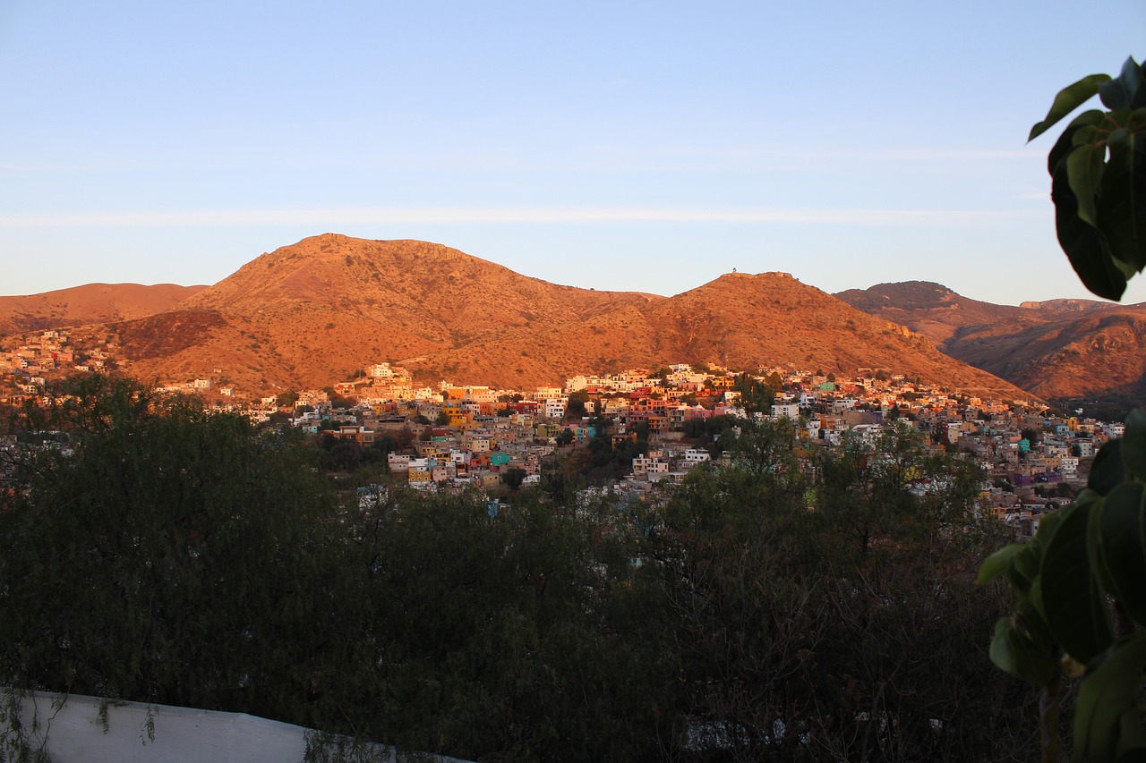 Atardecer, Mexio, Montaña, Paisaje