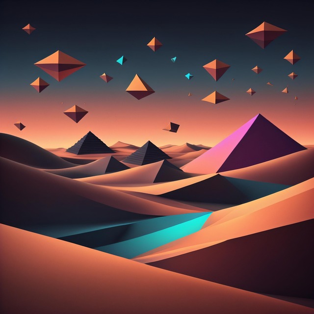 Free Ai Generated Pyramid illustration and picture