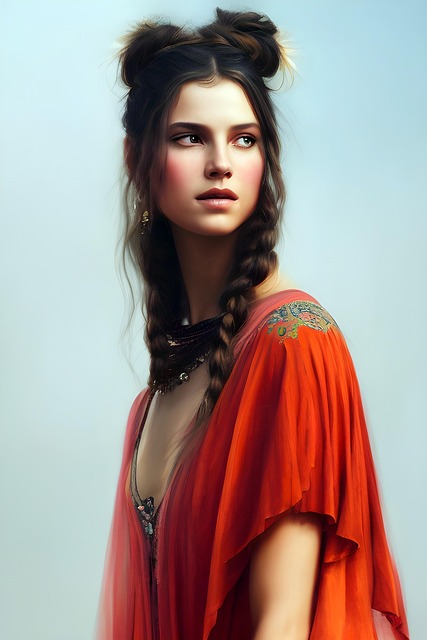 Free ai generated woman model illustration
