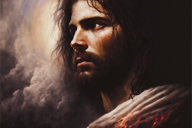Free ai generated jesus christ religious art illustration
